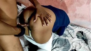 big ass mature indian wife banging with her ex lover in doggie